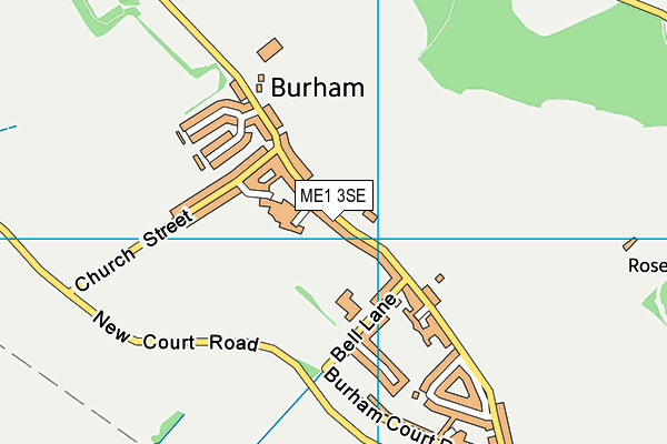 ME1 3SE map - OS VectorMap District (Ordnance Survey)