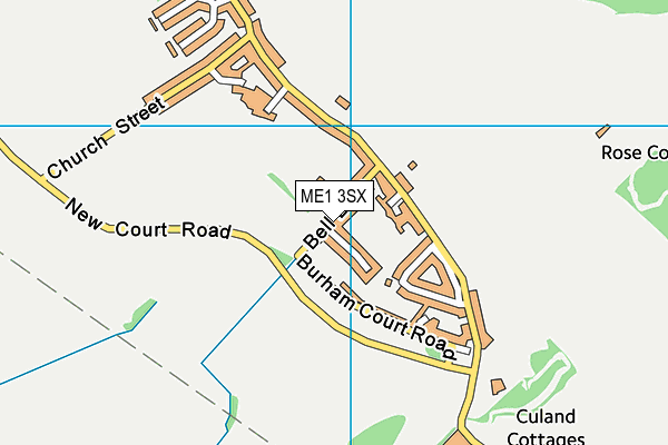 ME1 3SX map - OS VectorMap District (Ordnance Survey)
