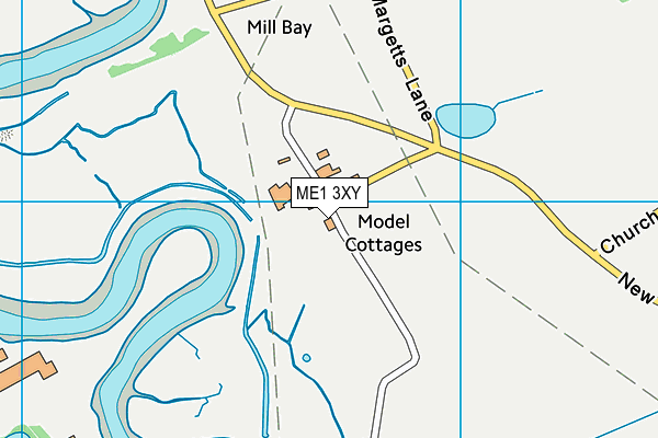 ME1 3XY map - OS VectorMap District (Ordnance Survey)