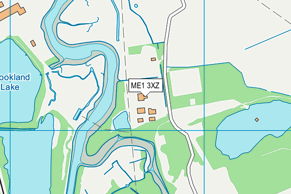 ME1 3XZ map - OS VectorMap District (Ordnance Survey)