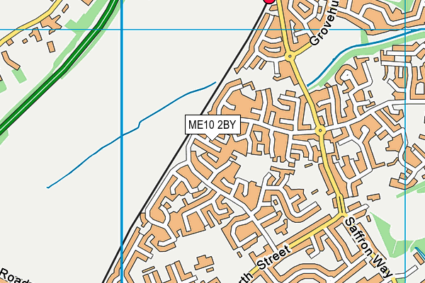 ME10 2BY map - OS VectorMap District (Ordnance Survey)