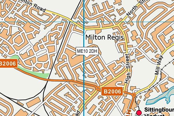 ME10 2DH map - OS VectorMap District (Ordnance Survey)
