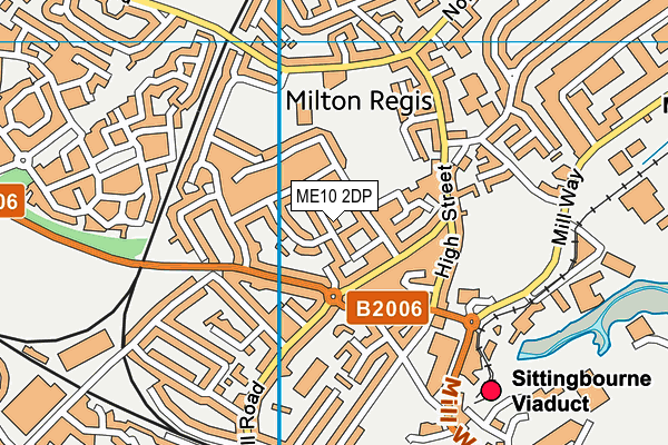 ME10 2DP map - OS VectorMap District (Ordnance Survey)