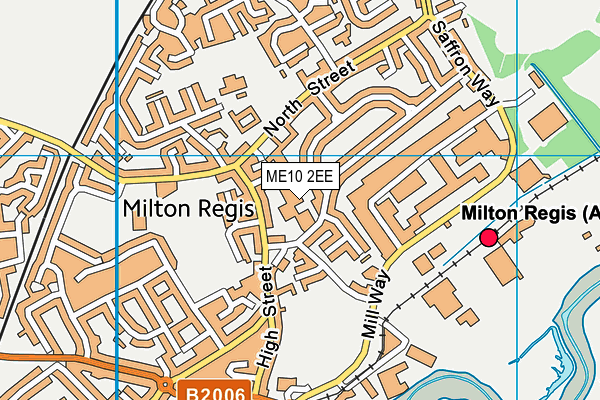 Milton Court Primary Academy map (ME10 2EE) - OS VectorMap District (Ordnance Survey)
