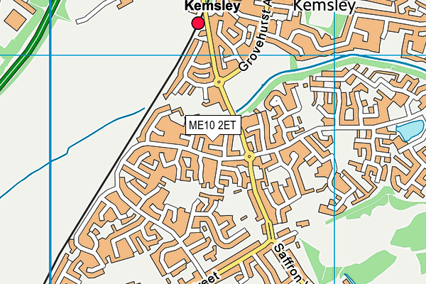 ME10 2ET map - OS VectorMap District (Ordnance Survey)