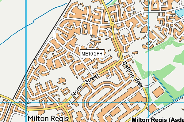 ME10 2FH map - OS VectorMap District (Ordnance Survey)