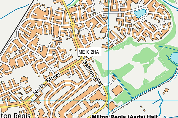 ME10 2HA map - OS VectorMap District (Ordnance Survey)