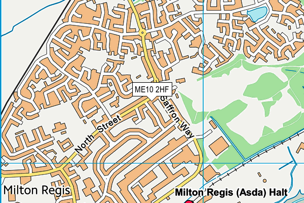 ME10 2HF map - OS VectorMap District (Ordnance Survey)