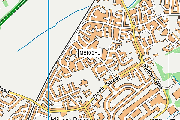 ME10 2HL map - OS VectorMap District (Ordnance Survey)