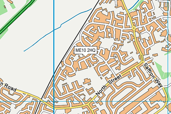 ME10 2HQ map - OS VectorMap District (Ordnance Survey)