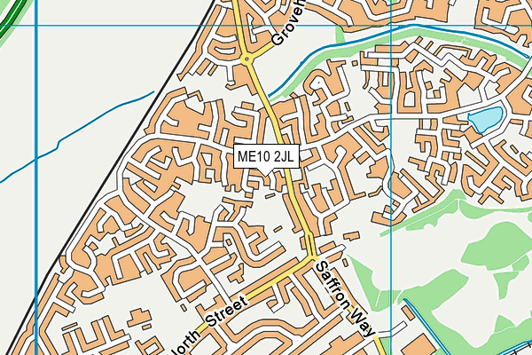 ME10 2JL map - OS VectorMap District (Ordnance Survey)