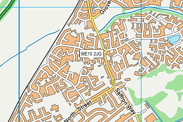 ME10 2JQ map - OS VectorMap District (Ordnance Survey)