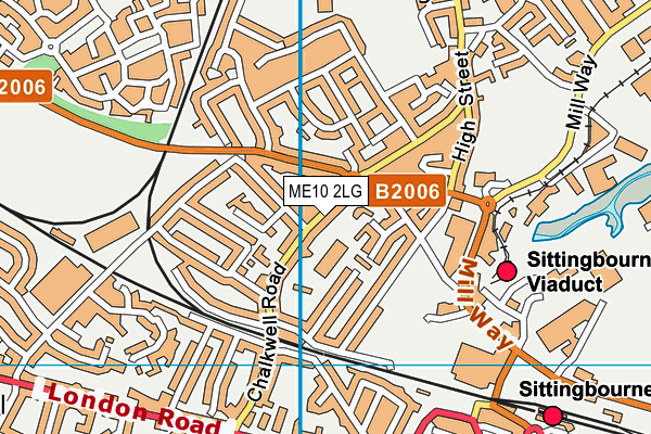ME10 2LG map - OS VectorMap District (Ordnance Survey)