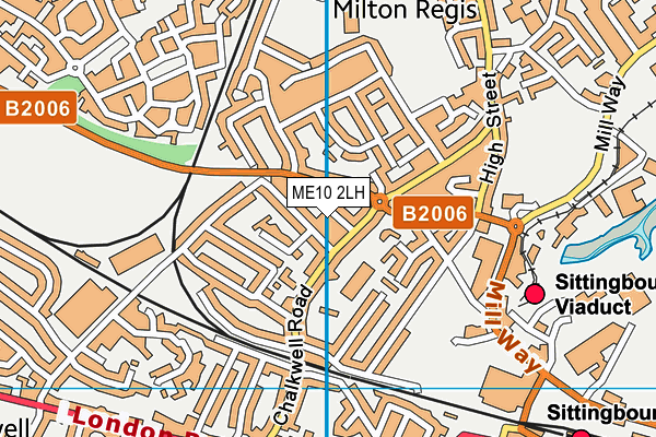 ME10 2LH map - OS VectorMap District (Ordnance Survey)