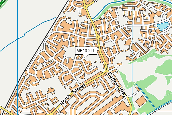 ME10 2LL map - OS VectorMap District (Ordnance Survey)