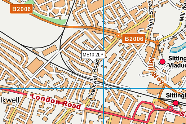 ME10 2LP map - OS VectorMap District (Ordnance Survey)