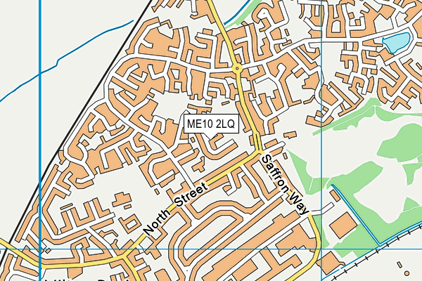 ME10 2LQ map - OS VectorMap District (Ordnance Survey)