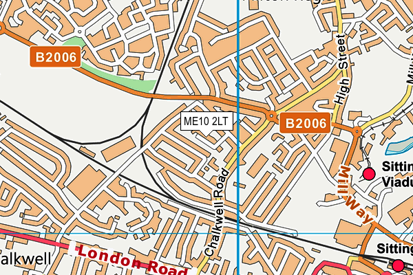 ME10 2LT map - OS VectorMap District (Ordnance Survey)