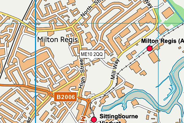 ME10 2QQ map - OS VectorMap District (Ordnance Survey)