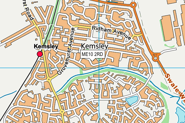 ME10 2RD map - OS VectorMap District (Ordnance Survey)