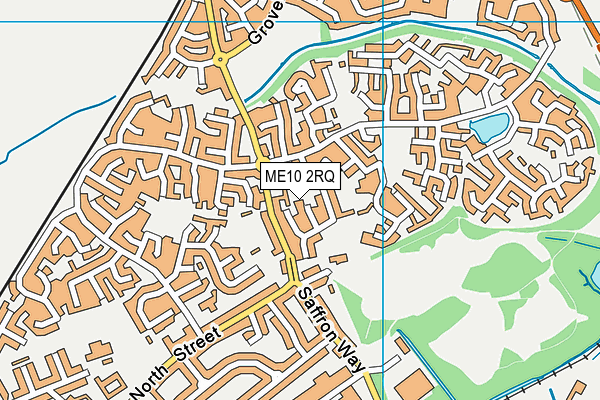 ME10 2RQ map - OS VectorMap District (Ordnance Survey)