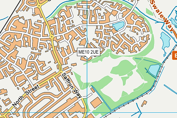 ME10 2UE map - OS VectorMap District (Ordnance Survey)