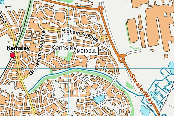 ME10 2UL map - OS VectorMap District (Ordnance Survey)