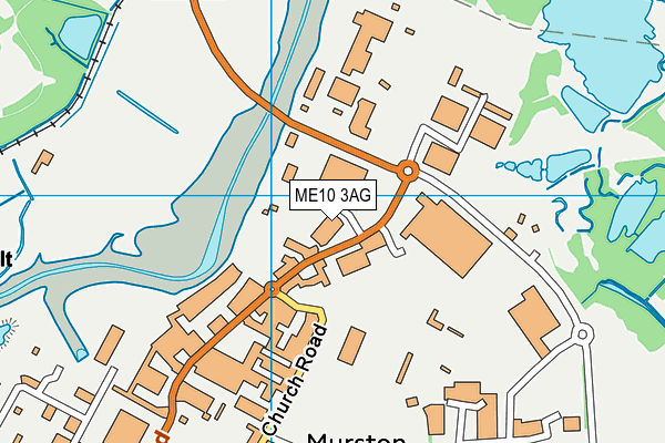 ME10 3AG map - OS VectorMap District (Ordnance Survey)