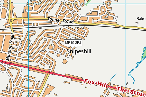 ME10 3BJ map - OS VectorMap District (Ordnance Survey)