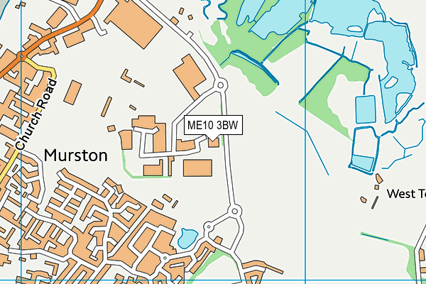 ME10 3BW map - OS VectorMap District (Ordnance Survey)