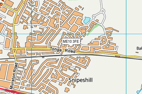 ME10 3FE map - OS VectorMap District (Ordnance Survey)