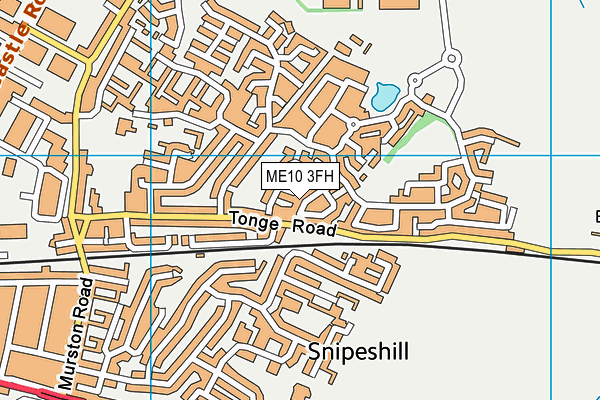 ME10 3FH map - OS VectorMap District (Ordnance Survey)