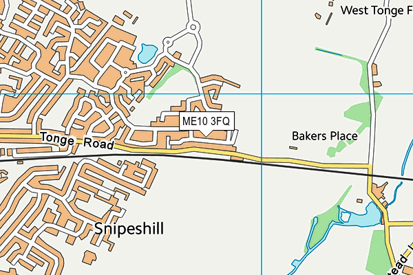 ME10 3FQ map - OS VectorMap District (Ordnance Survey)