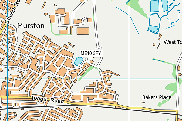 ME10 3FY map - OS VectorMap District (Ordnance Survey)