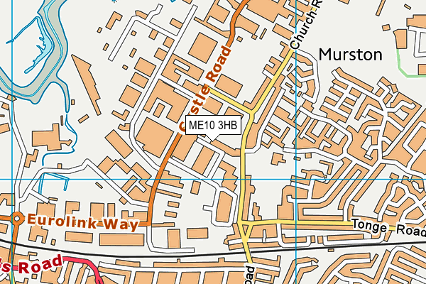 ME10 3HB map - OS VectorMap District (Ordnance Survey)