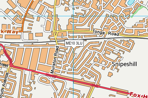 ME10 3LU map - OS VectorMap District (Ordnance Survey)