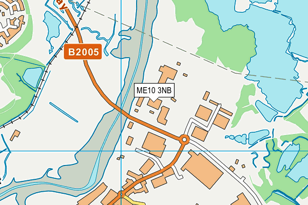 ME10 3NB map - OS VectorMap District (Ordnance Survey)