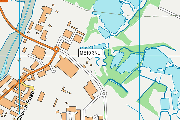 ME10 3NL map - OS VectorMap District (Ordnance Survey)