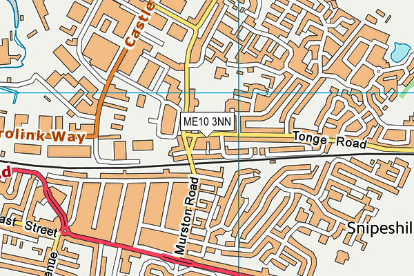 ME10 3NN map - OS VectorMap District (Ordnance Survey)