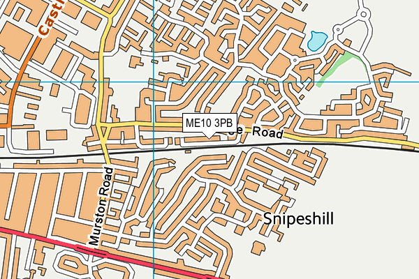 ME10 3PB map - OS VectorMap District (Ordnance Survey)