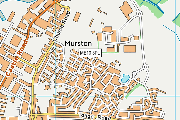 ME10 3PL map - OS VectorMap District (Ordnance Survey)