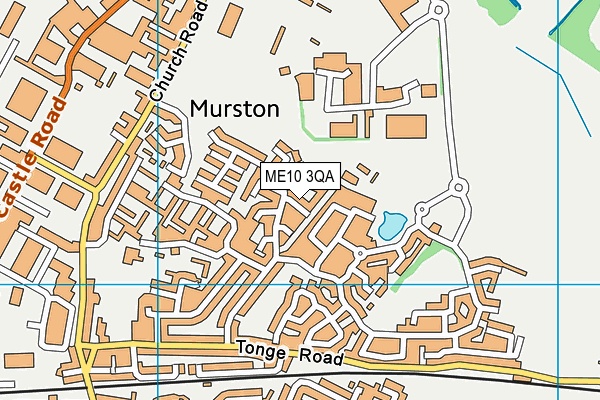 ME10 3QA map - OS VectorMap District (Ordnance Survey)