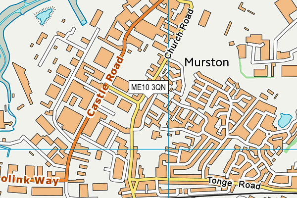Murston Junior School (Closed) map (ME10 3QN) - OS VectorMap District (Ordnance Survey)