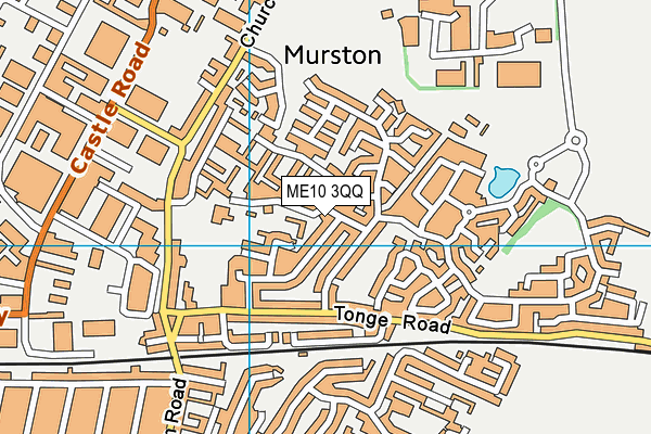 ME10 3QQ map - OS VectorMap District (Ordnance Survey)