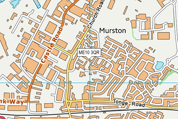 ME10 3QR map - OS VectorMap District (Ordnance Survey)