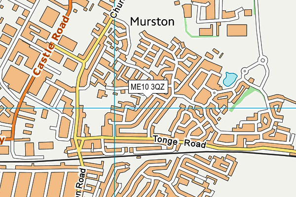 ME10 3QZ map - OS VectorMap District (Ordnance Survey)