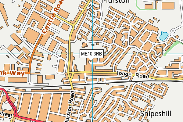 ME10 3RB map - OS VectorMap District (Ordnance Survey)