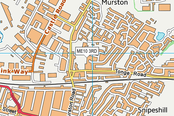 ME10 3RD map - OS VectorMap District (Ordnance Survey)
