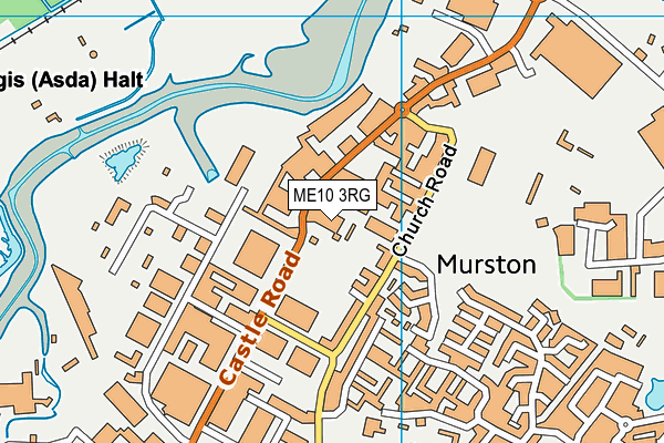 ME10 3RG map - OS VectorMap District (Ordnance Survey)