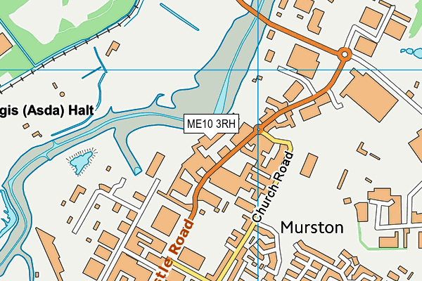 ME10 3RH map - OS VectorMap District (Ordnance Survey)